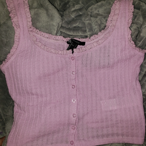 Mauve Crop Top - Picture 3 of 3